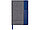 Блокнот А5 с кожаной вставкой, серый/синий (артикул 10723001), фото 3