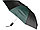 Зонт складной Логан полуавтомат, черный/зеленый (артикул 907203), фото 2