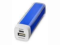 Портативное зарядное устройство Flash 2200 мА/ч, ярко-синий (артикул 12357101), фото 1