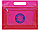 Прозрачная косметичка Paulo, розовый (артикул 10248605), фото 5