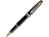 Ручка перьевая Waterman Expert 3 Black Laque GT F, черный/золотистый (артикул 326597)