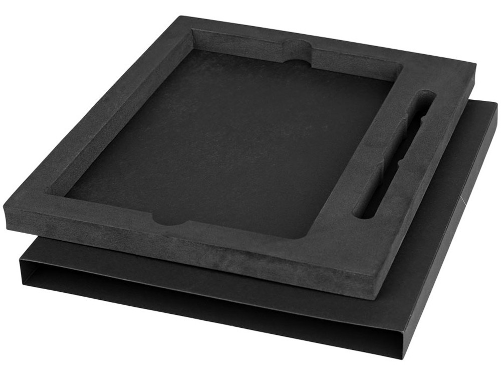 Подарочная коробка для блокнота А5 и ручки, черный (артикул 18979200) - фото 1 - id-p65811541