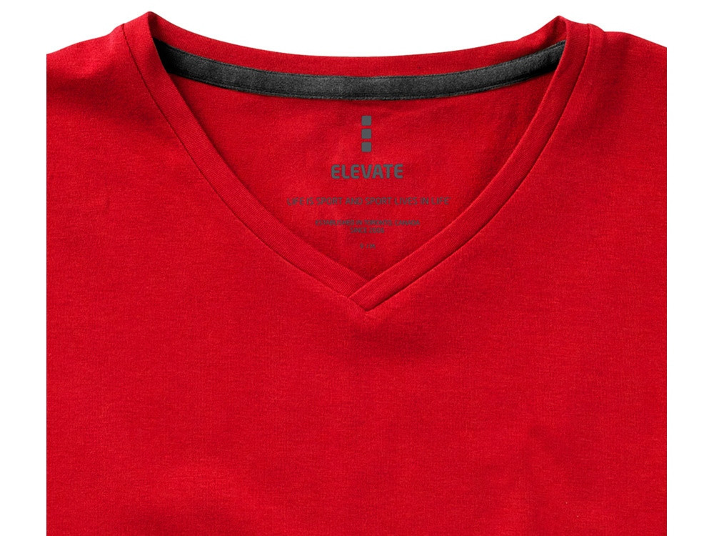 Kawartha женская футболка из органического хлопка, красный (артикул 3801725S) - фото 8 - id-p65794078