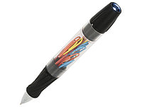 Королевская шариковая ручка со светодиодами и скрепками, черный (артикул 10725400)