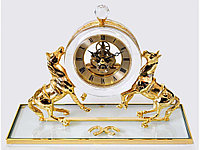 Интерьерные часы Дворцовые, прозрачный/золотистый (артикул 10121)
