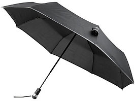 Автоматический зонт 27 со светодиодами, черный (артикул 10913500)