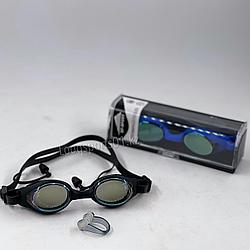 Очки для плавания с берушами зажим для носа (комплект)