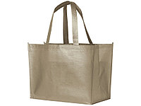 Ламинированная сумка-шоппер Alloy, nickel (желтовато-серый) (артикул 12039402)