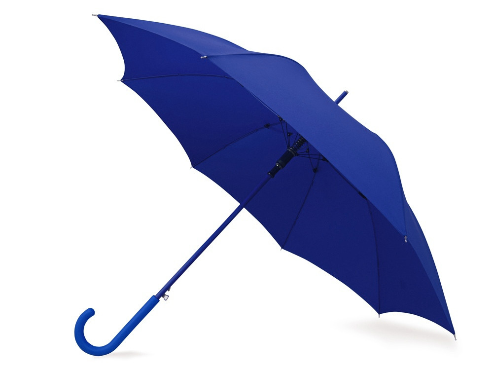 Зонт-трость Color полуавтомат, синий (артикул 989042) - фото 1 - id-p65820056