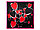 Набор Ungaro: брелок Сердце, платок шелковый, черный/красный (артикул 95405), фото 2