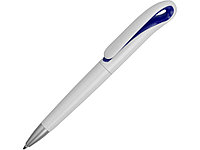 Ручка шариковая Swansea, белый/ярко-синий, синие чернила (артикул 10631006)