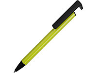 Ручка-подставка шариковая Кипер Металл, зеленое яблоко (артикул 304603)