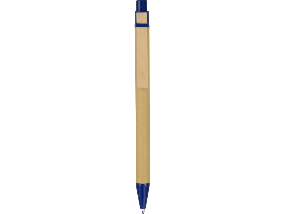 Ручка шариковая Salvador, натуральный/синий, синие чернила (артикул 10620001) - фото 2 - id-p65792552