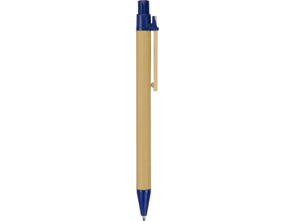 Ручка шариковая Salvador, натуральный/синий, синие чернила (артикул 10620001) - фото 3 - id-p65792552