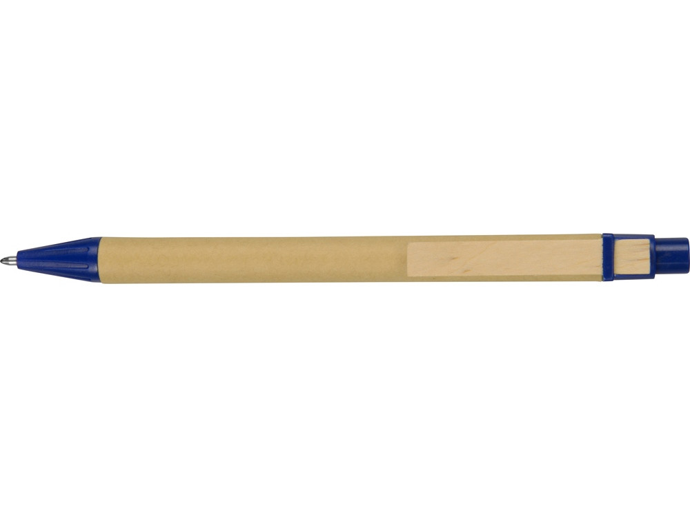 Ручка шариковая Salvador, натуральный/синий, синие чернила (артикул 10620001) - фото 5 - id-p65792552