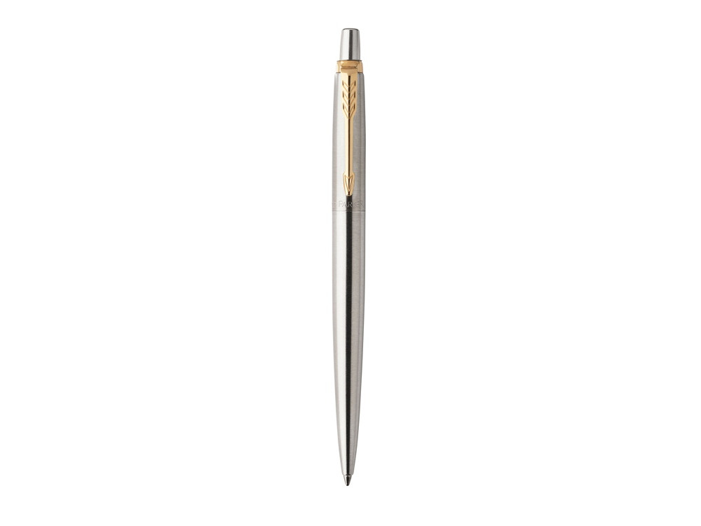 Ручка шариковая Parker Jotter Core Stainless Steel GT, серебристый/золотистый (артикул 1953182) - фото 2 - id-p65814103