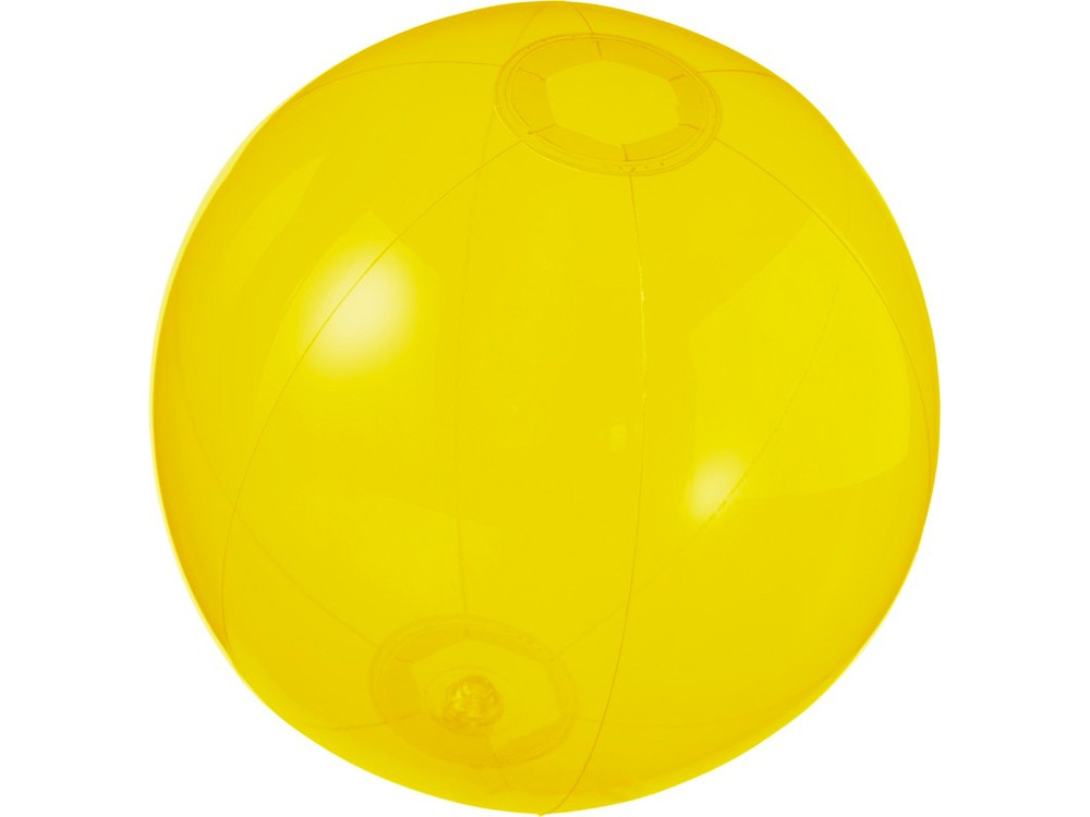 Мяч пляжный Ibiza, желтый прозрачный (артикул 10037007)