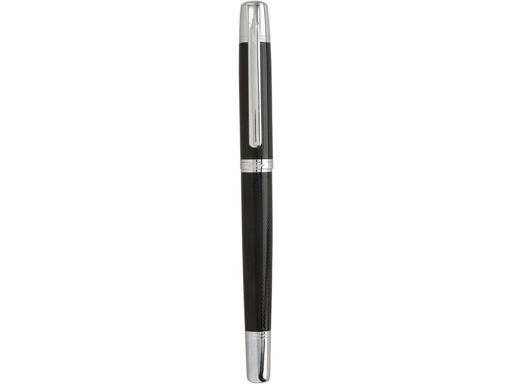 Ручка-роллер Ungaro модель Volterra в футляре, черный/серебристый (артикул 31361.07) - фото 2 - id-p88581674