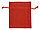 Мешочек подарочный, искусственный лен, малый, красный (артикул 995013), фото 2