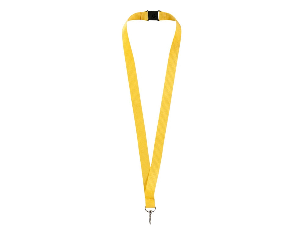 Ремешок на шею с карабином Бибионе, желтый (артикул 10219304) - фото 1 - id-p65796216