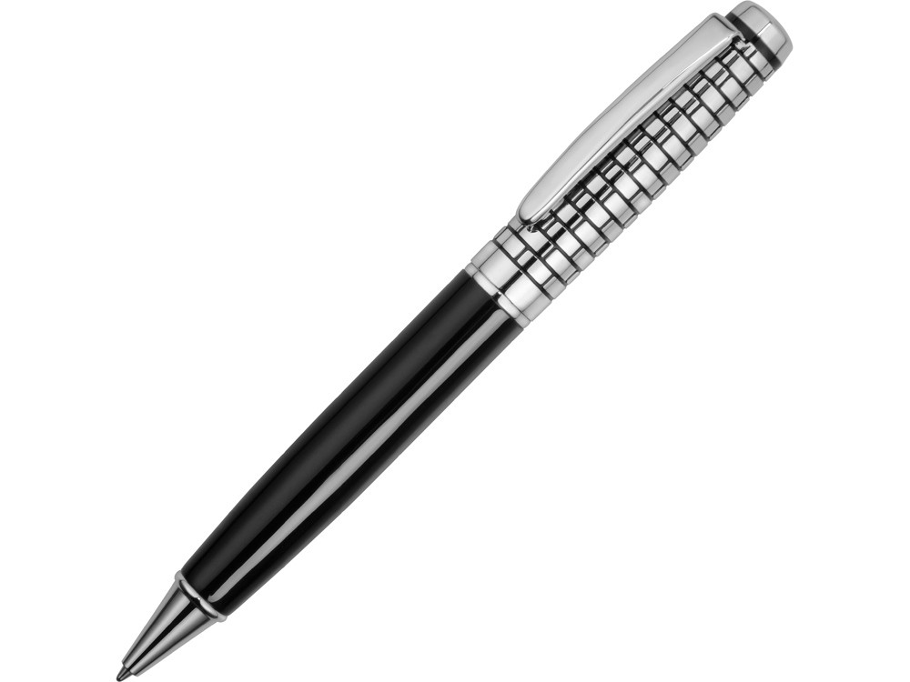 Ручка шариковая Бельведер, черный/серебристый (артикул 11391.07)
