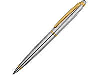 Ручка шариковая Ривьера, серебристый/золотистый (артикул 11120.05)