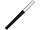 Ручка пластиковая шариковая трехгранная Nook с подставкой для телефона в колпачке, черный/белый (артикул, фото 2
