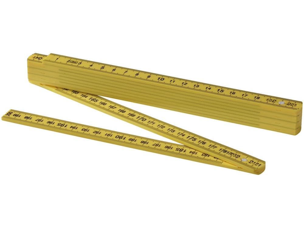 Складная линейка длиной 2 м, желтый (артикул 10418601), фото 1
