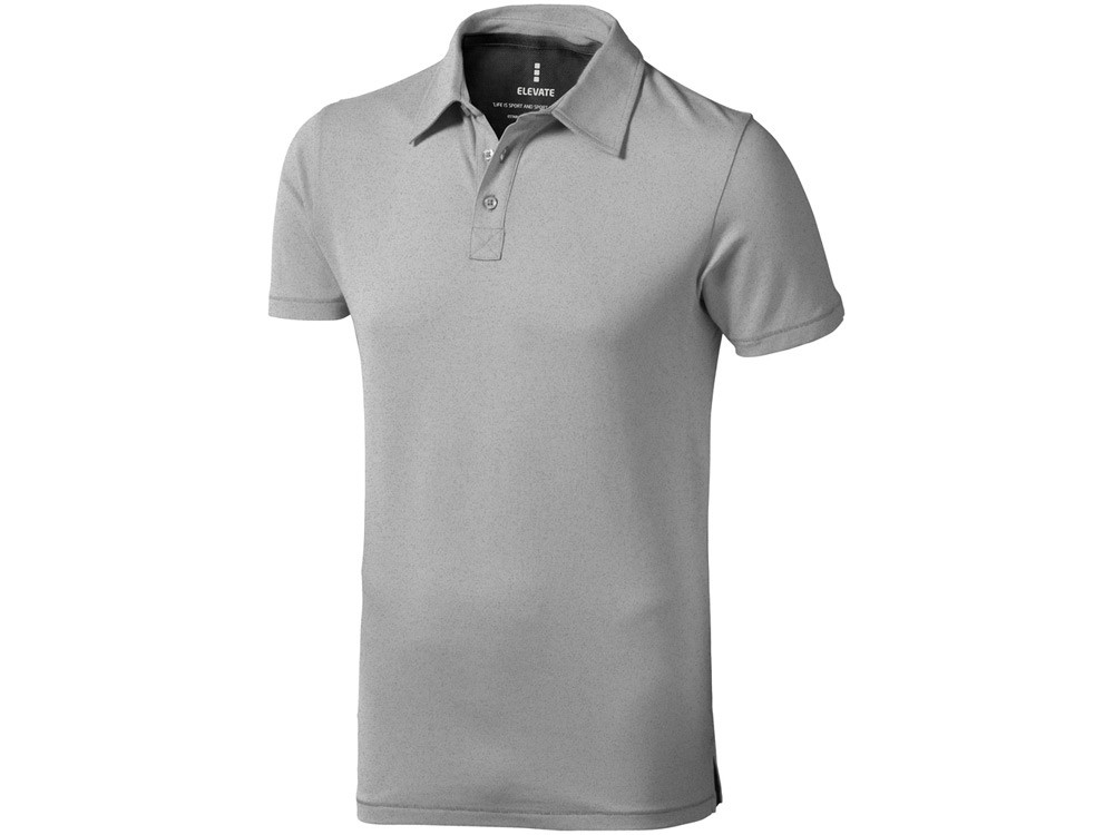 Рубашка поло Markham мужская, серый меланж/антрацит (артикул 3808496L) - фото 1 - id-p65793586
