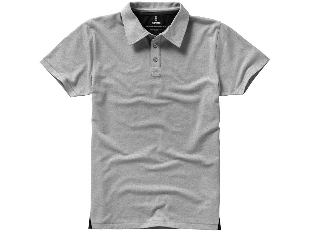 Рубашка поло Markham мужская, серый меланж/антрацит (артикул 3808496L) - фото 3 - id-p65793586