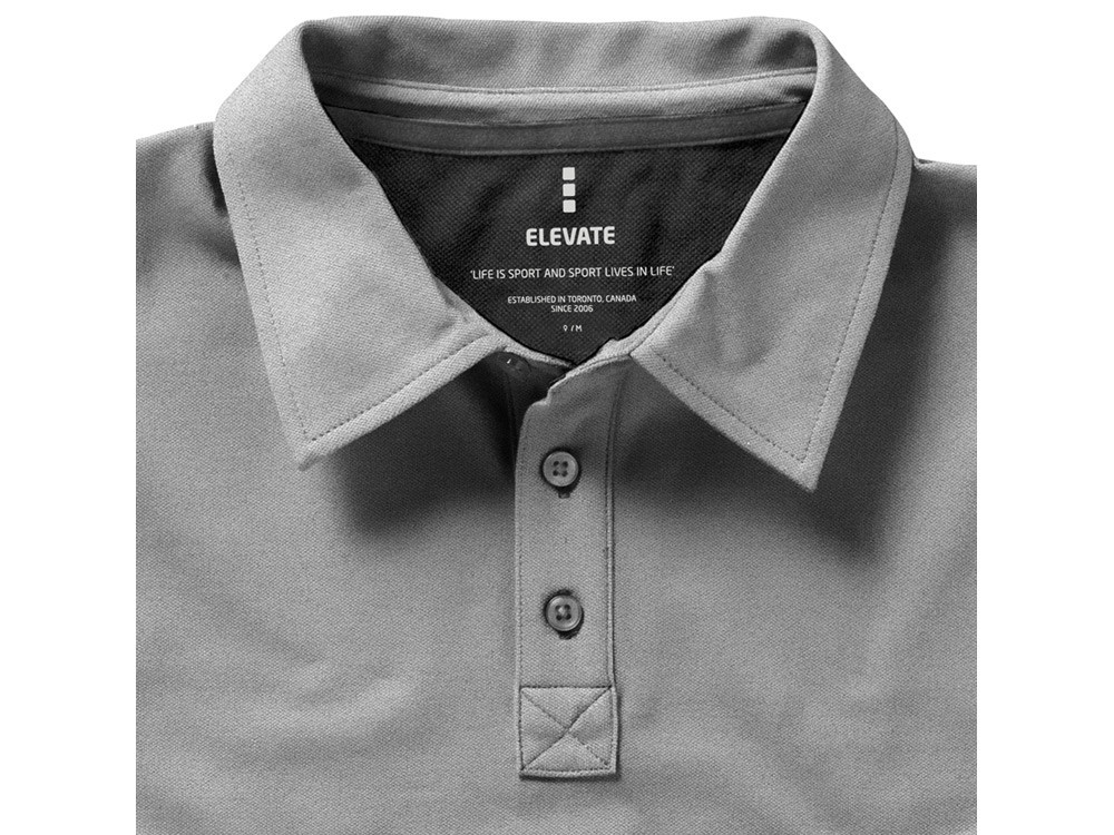 Рубашка поло Markham мужская, серый меланж/антрацит (артикул 3808496L) - фото 7 - id-p65793586