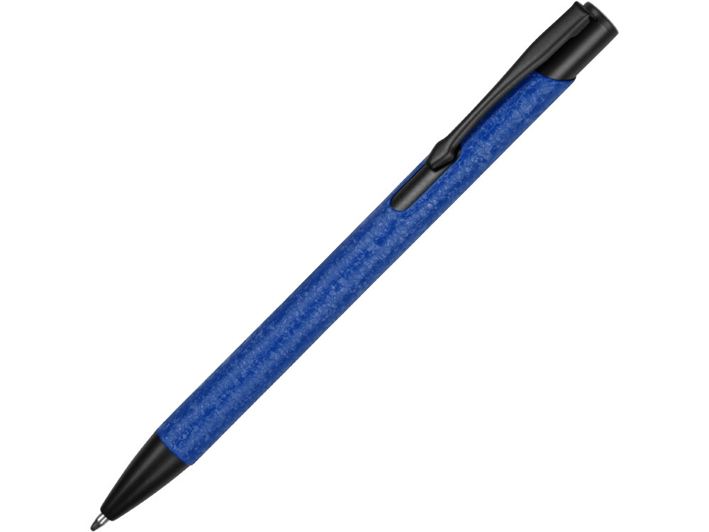 Ручка металлическая шариковая Crepa, синий/черный (артикул 304902)