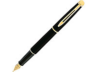 Ручка перьевая Waterman Hemisphere Mars Black GT F, черный/золотистый (артикул 326537)