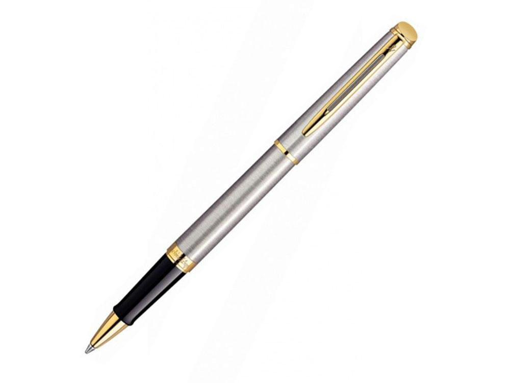 Ручка роллер Waterman Hemisphere Stainless Steel GT F, серебристый/золотистый (артикул 296535) - фото 1 - id-p65790319