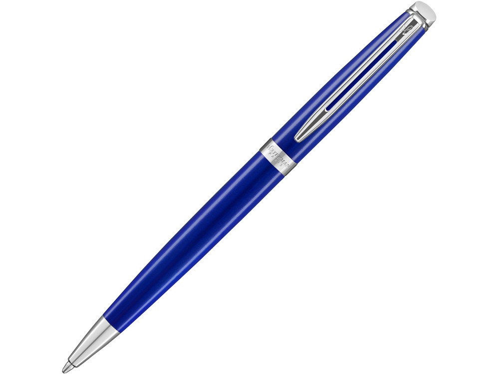 Ручка шариковая Waterman Hemisphere Bright Blue CT M, синий/серебристый (артикул 2042968) - фото 1 - id-p88581681