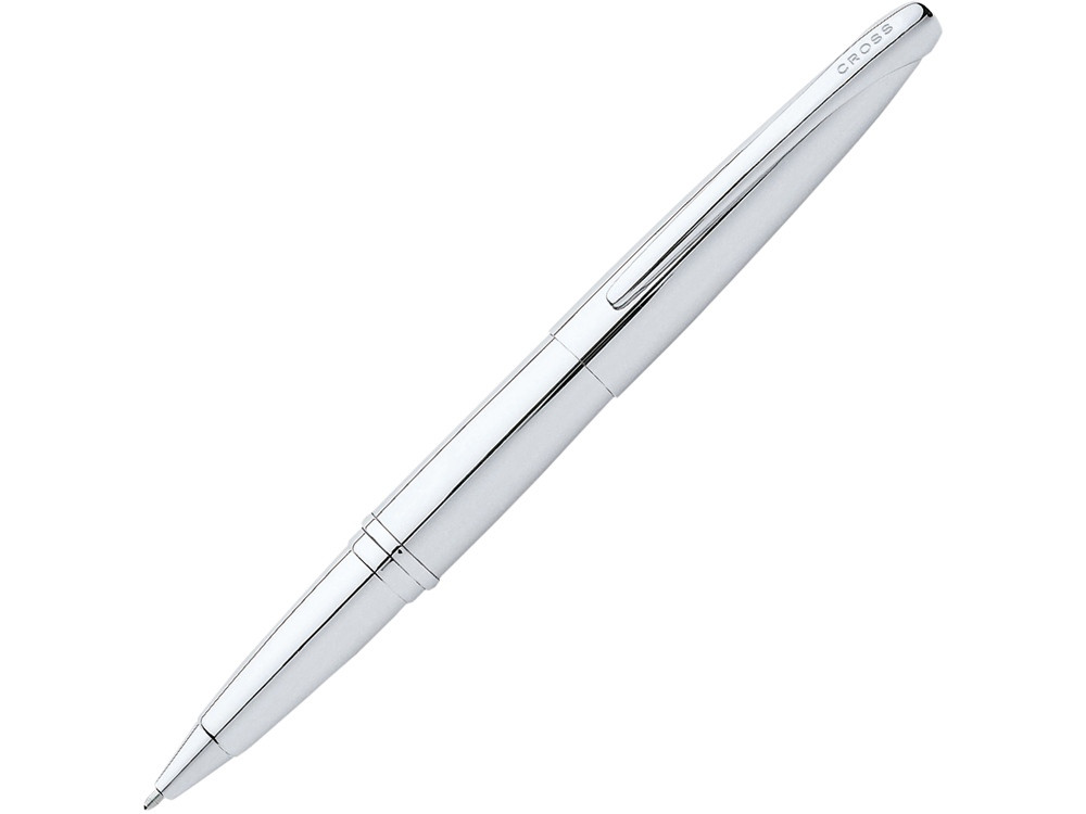 Ручка-роллер Cross модель ATX в футляре, серебристая (артикул 296610) - фото 1 - id-p65791660