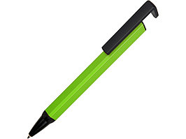 Ручка-подставка металлическая, Кипер Q, зеленое яблоко/черный (артикул 11380.19)