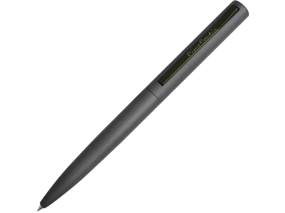 Ручка шариковая Techno с кнопочным механизмом. Pierre Cardin, серый/черный (артикул 417535) - фото 1 - id-p65818551