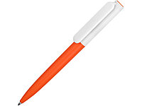Ручка пластиковая шариковая Umbo BiColor, оранжевый/белый (артикул 13184.13)