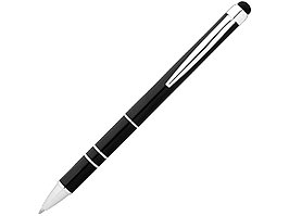 Ручка-стилус шариковая Charleston, черный, синие чернила (артикул 10656000)