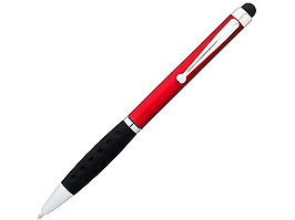 Ручка-стилус шариковая Ziggy черные чернила, красный/черный (артикул 10654103)