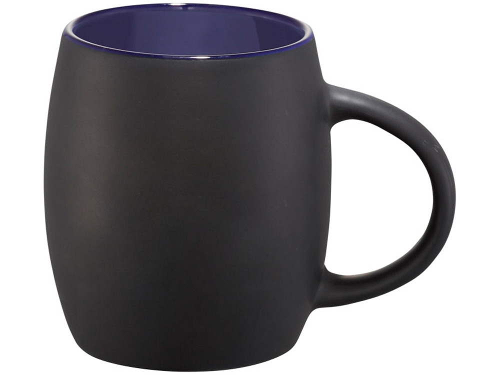 Керамическая чашка Hearth с деревянной крышкой-костером, черный/синий (артикул 10046601) - фото 4 - id-p65813072