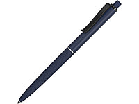 Ручка пластиковая soft-touch шариковая Plane, темно-синий (артикул 13185.22)