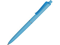 Ручка пластиковая soft-touch шариковая Plane, голубой (артикул 13185.10)