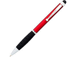 Ручка-стилус шариковая Ziggy синие чернила, красный/черный (артикул 10655703)