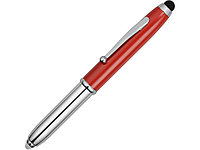 Ручка-стилус шариковая Xenon, красный, черные чернила (артикул 10654302)