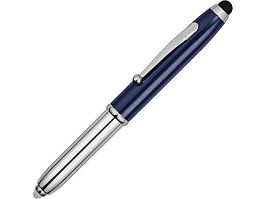 Ручка-стилус шариковая Xenon, ярко-синий, синие чернила (артикул 10656301)
