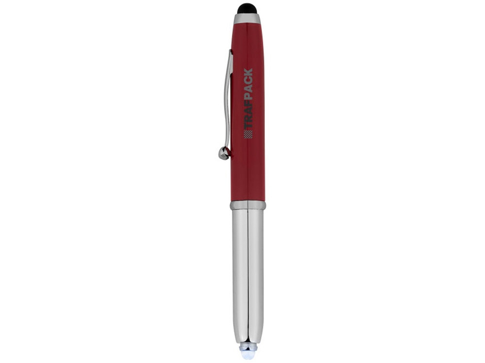 Ручка-стилус шариковая Xenon, красный, синие чернила (артикул 10656302) - фото 7 - id-p65796289