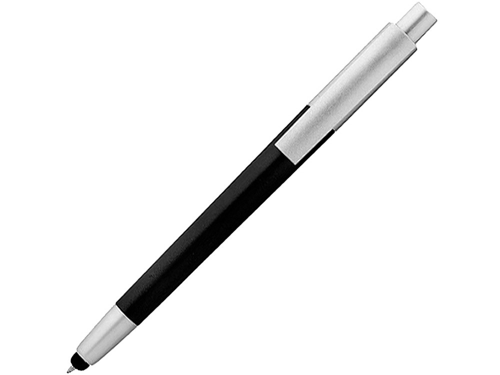 Ручка-стилус шариковая Salta, черный/серебристый, синие чернила (артикул 10656100) - фото 1 - id-p65796301