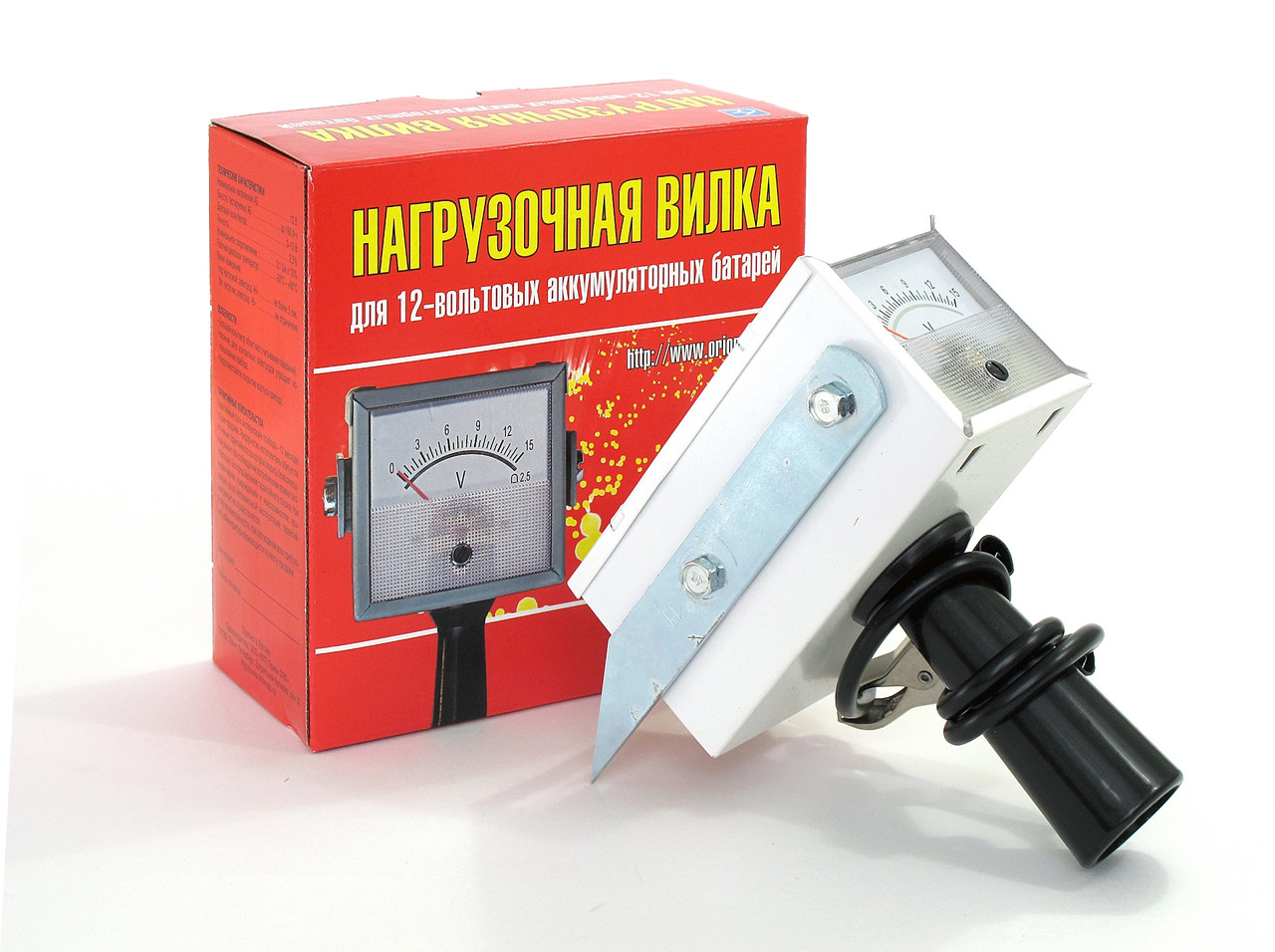 Нагрузочная вилка для 12-вольтовых аккумуляторных батарей арт. HB-01 арт.2001 - фото 1 - id-p88582802